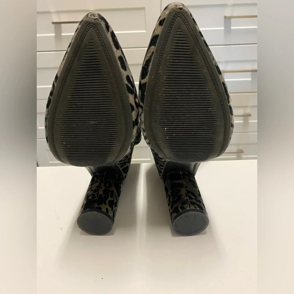 Leopard Print Ankle Boots - Picture 3 of 3